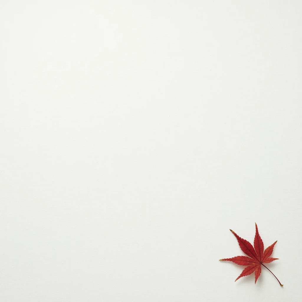 写实红枫叶背景成品图